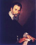 Bernardo Strozzi Portrait of Claudio Monteverdi in Venice USA oil painting artist